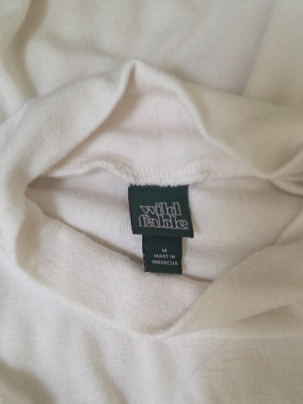wild fable White Long Sleeve Crew Top